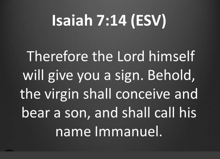 Isaiah 7.14