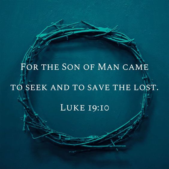 Luke 19.10 Seek and Save