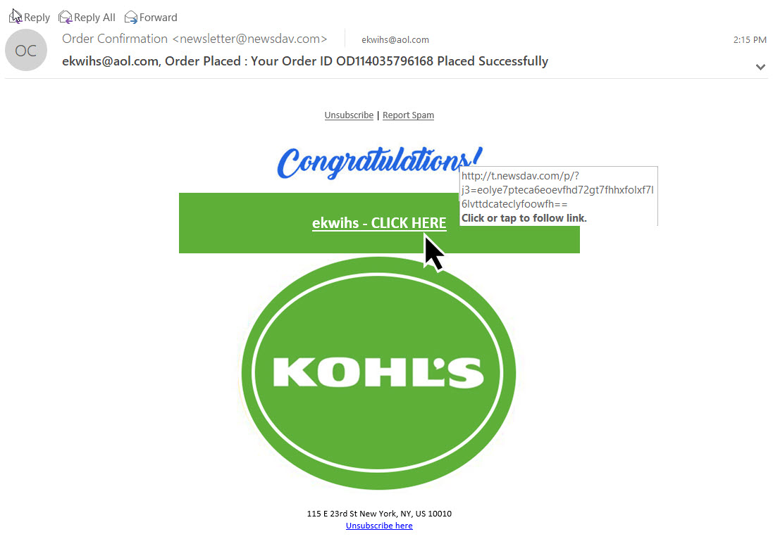 Scam Alerts – Loch Raven PCA